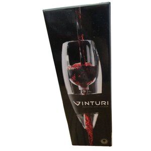 Vinturi Essential Wine Aerator New Stand Sediment Filter Travel Pouch IOB